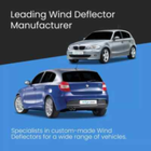 BMW BMW 1 Series E87 20042011 5 Door Hatchback Wind Deflectors 4pc Tinted 1