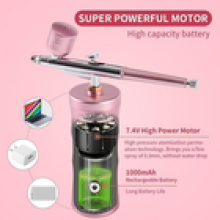 Cordless Airbrush Kit with Compressor Handheld Rechargeable Air Brush Gun Kit