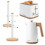 Salter Salter Toronto Set–Kettle 2Slice Toaster Mug Tree Kitchen Roll Holder White 1