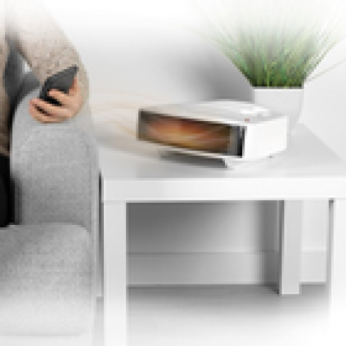 Beldray Beldray Flat Fan Heater Adjustable Thermostat CoolAir Function Portable Heater