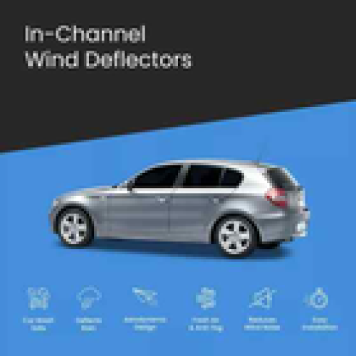 BMW BMW 1 Series E87 20042011 5 Door Hatchback Wind Deflectors 4pc Tinted 2
