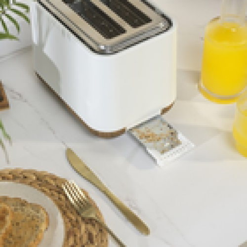 Salter Salter Toronto Set–Kettle 2Slice Toaster Mug Tree Kitchen Roll Holder White 2