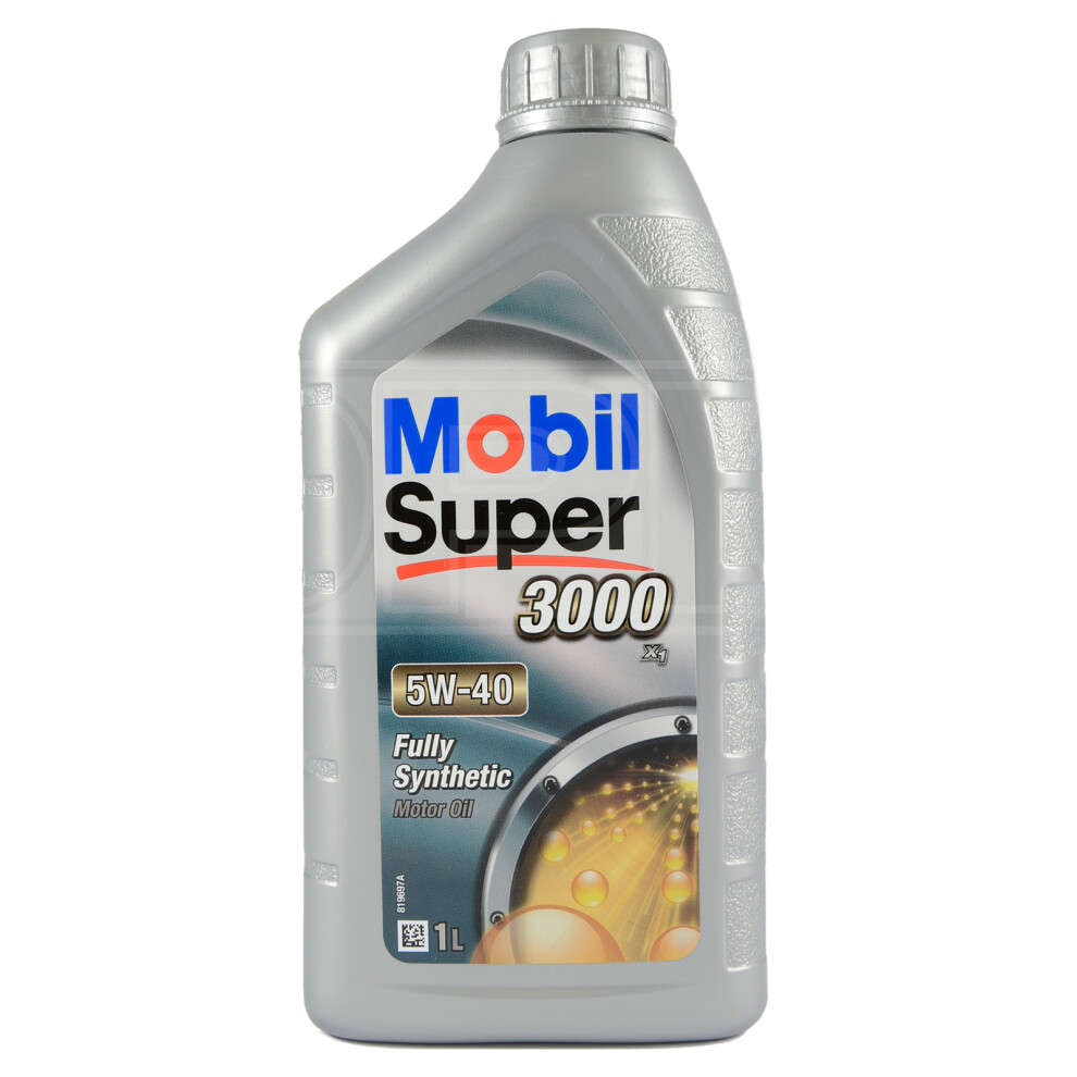 Mobil Super 3000 X1 5W40 5W40 Fully Synthetic Multigrade Engine Oil 1 Litre 1L 83478765