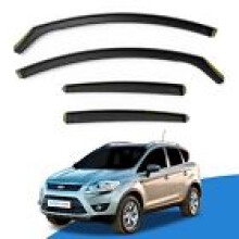 Ford Kuga MK1 20082012 5 Door SUV Wind Deflectors 4pc Edgevisors Tinted