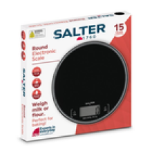 Salter Round Kitchen Scale – Digital Food Weighing Scales for Baking Cooking