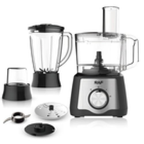 7in1 Food Processor Blender Chopper Juicer Dough Blade Shredder 2 SpeedsPulse
