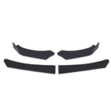 Universal Gloss Black Front Bumper Protector Lip Body Spoiler Chin Splitter Kit