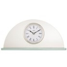 Acctim Milton Mantel Clock Quartz Glass Energy Efficient Movement Chrome