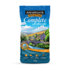Arkwrights Sensitive Complete Dry Dog Food 15kg with extra Chicken WheatFree
