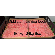 Dog Food Frozen Chicken Mince 6x 4kg bags 24kg box BARF RAW DIET delivered
