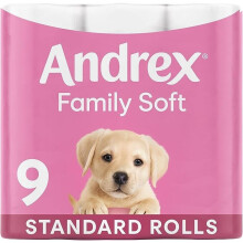 Andrex Gentle Clean 9 Rolls 1 Unit Gentle Clean Hygiene Wipes 2 Units