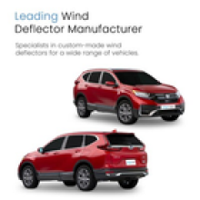 HONDA CRV MK5 20172022 5 Door SUV Wind Deflectors 4pc EdgeVisors Tinted