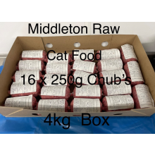 Cat Food Frozen Chicken Mince 16x250g bagsblocks 4kg BARF RAW DIET delivered