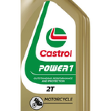 Castrol POWER1 2T Semi Synthetic 2 Stroke Motorcycle Engine Oil 1 Litre 1L