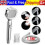 Universal Universal 3 Mode High Pressure Chrome Shower Head and 15m Hose Set Wave Saving 2