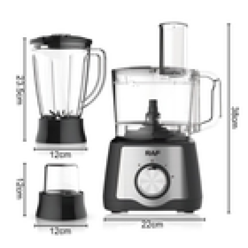7in1 Food Processor Blender Chopper Juicer Dough Blade Shredder 2 SpeedsPulse 1