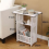 Small bedside table cabinet side coffee table bedside table storage rack New UK 2