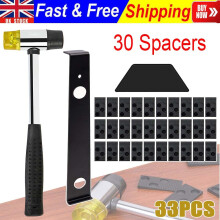 WOOD LAMINATE FLOORING INSTALLATION FLOOR FITTING KIT HOME TOOL SET 30 SPACER