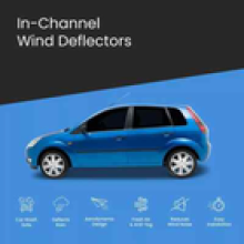 Ford Fiesta MK6 20022008 5 Door Hatchback Wind Deflectors 4pc Tinted