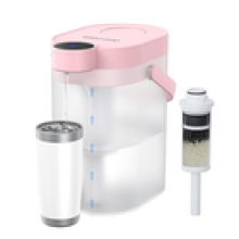 Waterdrop Soften Water Instant Electric Rechargeable Water Filter Jugpink
