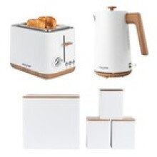 Salter Toronto 3Pc Set – Kettle 2Slice Toaster 4pc Countertop Set Matte
