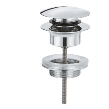 Grohe Click Waste Set Chrome - 65807000 - Perfect for Basins
