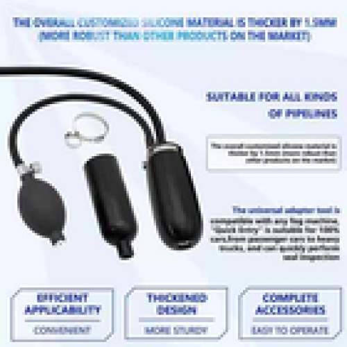 Universal Universal Intake Adapter Inflatable Bladder For Car Smoke Leak Detector Machine 2