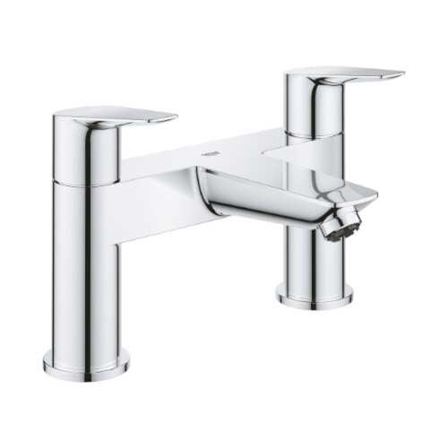 Grohe Bauedge Deck 2H Bath Filler Chrome - 25216001 - Modern Design