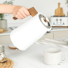 Salter Toronto Kettle Toaster Scale Set 1.7L 4Slice 5kg White