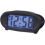 Acctim Acctim Eclipse Digital Alarm Clock Smartlite Hybrid Solar Battery Power Black 1