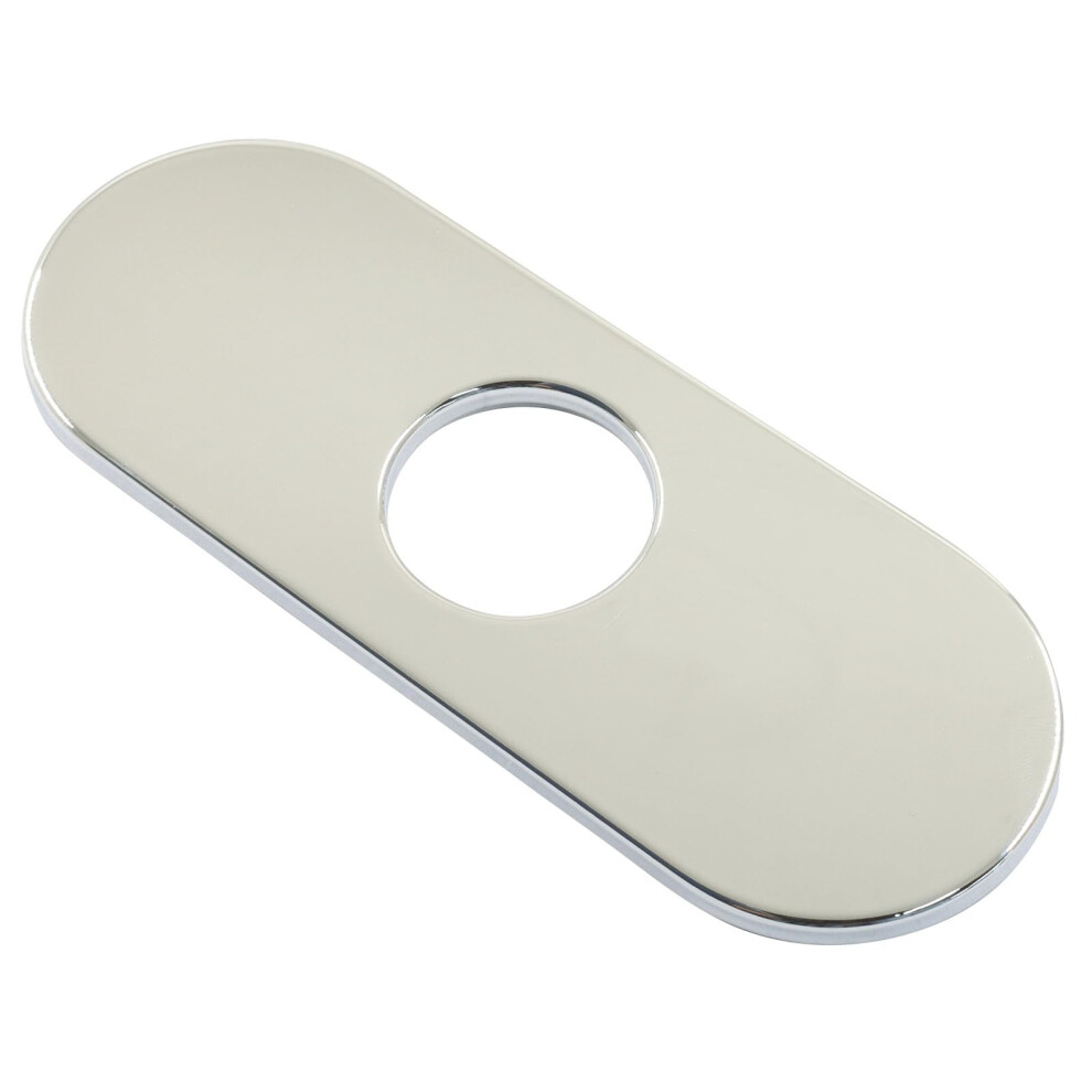 Stainless Steel Faucet Deck Plate Chrome Sink Hole Cover For 4 Inch Centerset Neat Concealment 9094768948965