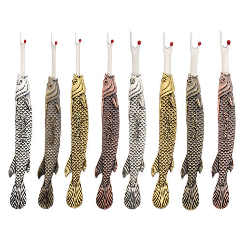 Fish Shaped Seam Unpicker Stitching Thread-silver trumpet 1
