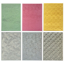 1/3Pcs Flower Leaf Texture Sheet, Clay Sculpture Tool Clay-SET