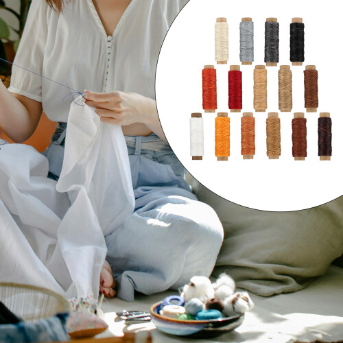15 Colors Leather Sewing Thread Waxed Thread Set Sewing Thread 1