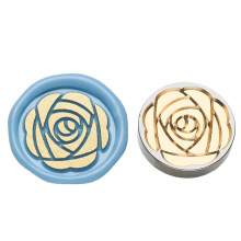5Pcs Butterfly Rose Seal Stamp Head for Letter Envelope-Rose