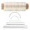 10 Set Leather Sewing Needle Set-Rice white wax line 1
