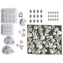 Flower Clay Cutter Set for Earrings Making, Clay Earring Cutter