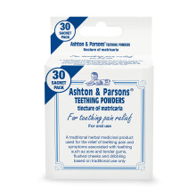 Ashton & Parsons Teething Powders, used to soothe teething pain and symptoms, for Babies From 3 Months+, natural traditional remed