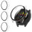 Screen Protector Case 3 Pack Full Coverage Bumper with Tempered Glass for Garmin Forerunner 265 1