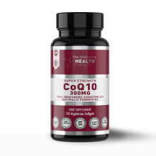 The Intelligent Health CoQ10 Supplement, Fermented Coenzyme Q10 Ubiquinone for Women & Men, Easy to Swallow 300mg 120 Vegetarian S