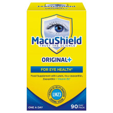 MacuShield Original Plus Capsules - 90-Day Pack, Eye Health Supplement* with Lutein Zeaxanthin and Meso-Zeaxanthin + Vitamin B2 (R