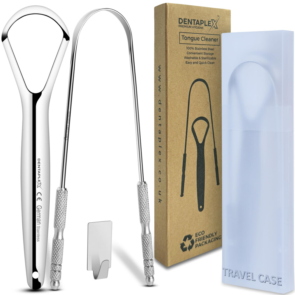 Dentaplex Tongue Scraper Metal Stainless Steel Tongue Scrapers For Adults Restore Fresh Breath Improve Taste And Oral Health With Our Tongue