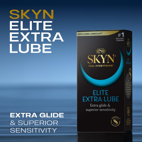 SKYN Elite Extra Lube Condoms Pack of 10 1