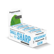 Peppersmith - Spearmint Chewing Gum - Xylitol Gum - Sugar Free Gum - 100% Plant Based Xylitol - Breath Freshener - Benefits Oral H