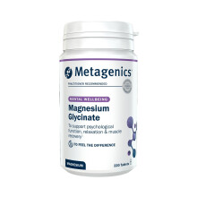 Metagenics Magnesium Glycinate 100mg – High Strength Supplement - Supports Energy Metabolism & Nervous System Function – 220 Table
