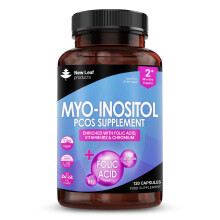 Myo-Inositol PCOS Supplement - Myo Inositol Capsules PCOS Supplement Enriched with Folic Acid, Vitamin B12 and Chromium - Hormone
