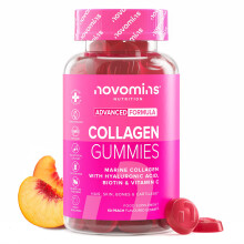 Collagen Gummies - Collagen Peptides with Hyaluronic Acid, Vitamin C & Biotin - Collagen Supplements for Women & Men - More Convenient Than Collagen