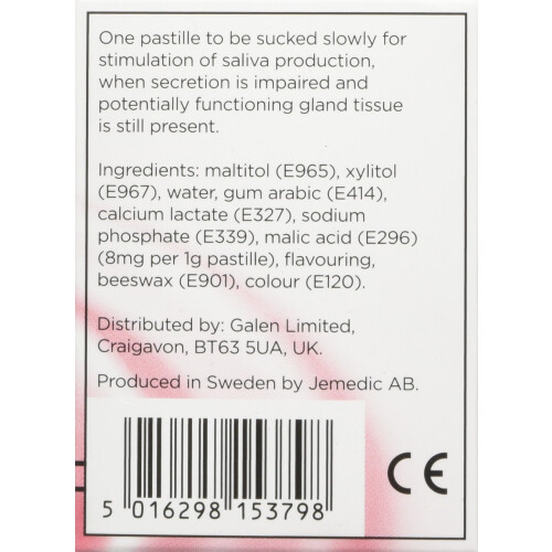 Salivix dry mouth pastilles 50 pack 1