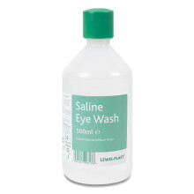 Lewis-Plast Saline Eye Wash Solution, 500ml Bottle for Safe and Effective Eye Care