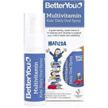 BetterYou Multivitamin Kids Oral Spray, Kids Vitamin Supplement, Sugar Free Chocolate and Marshmallow Flavour, 1-Month Supply, Tab